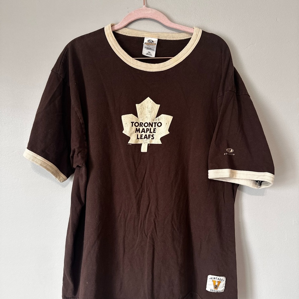 Vintage Toronto Maple Leafs Brown Tee